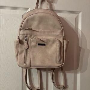 Multi-sac Beige Mini Backpack 11x9x4! Great condition! Lots of pockets!